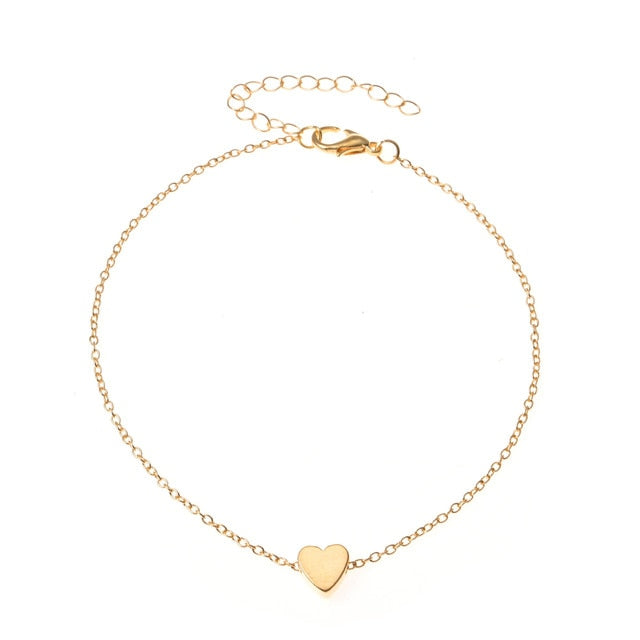 Classic Heart Anklets