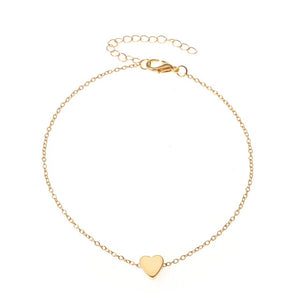 Classic Heart Anklets