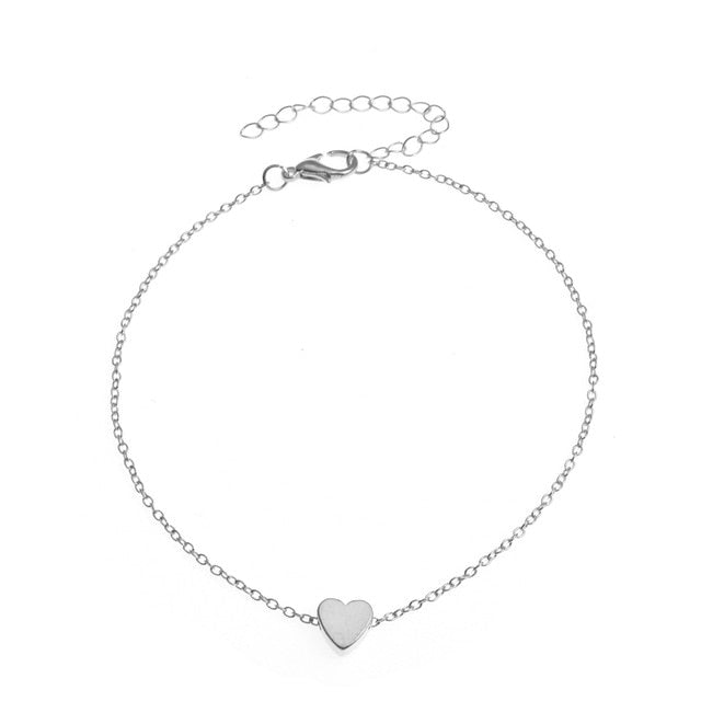 Classic Heart Anklets