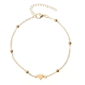 Classic Heart Anklets