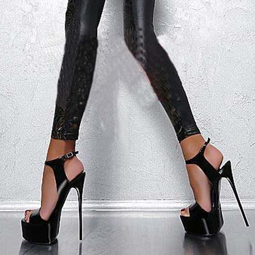 Sexy 6" Open Toe Stiletto Platforms Sizes 3-14